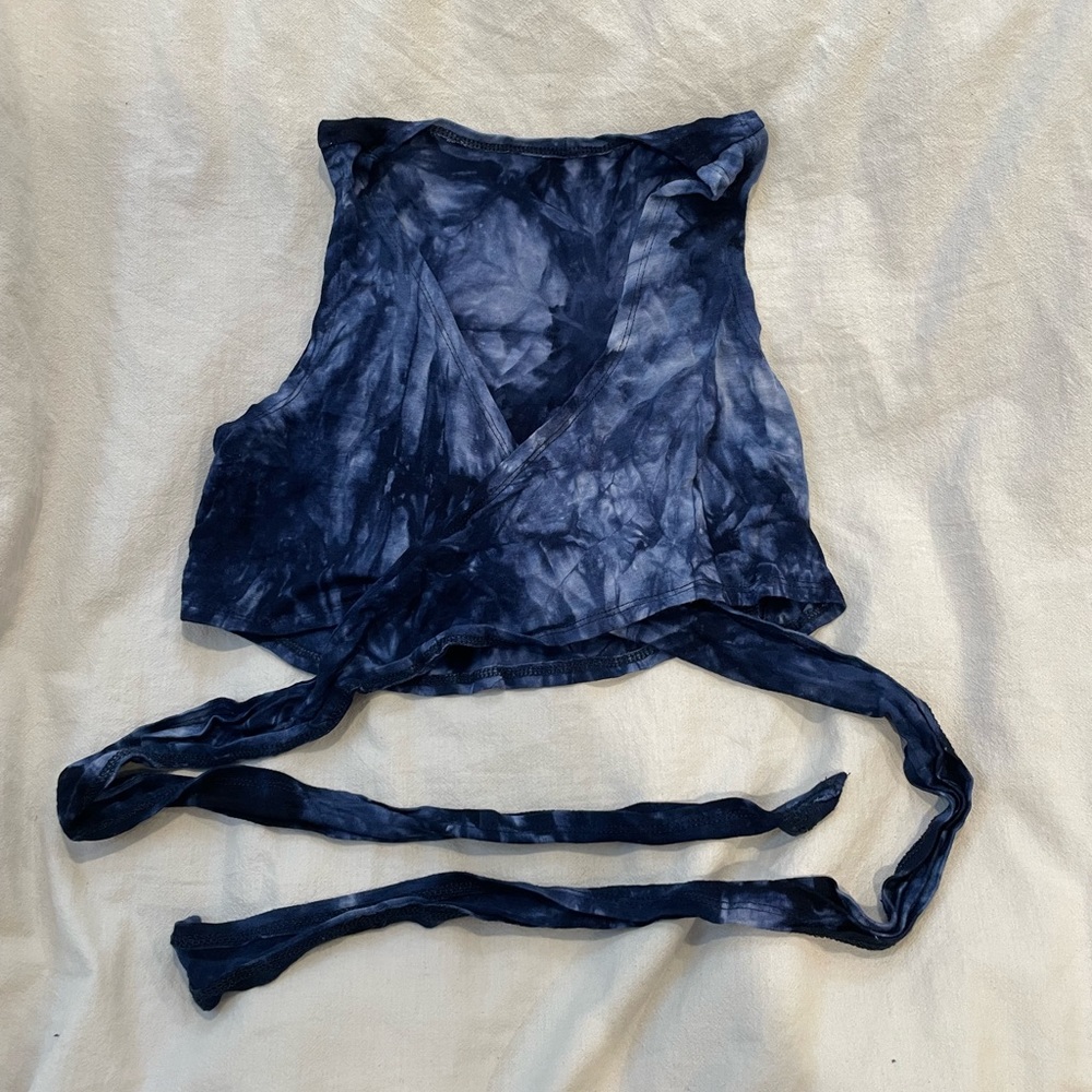 Shein wrap crop top